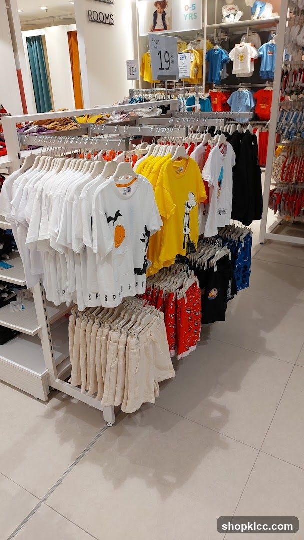 Children's Clothing Display