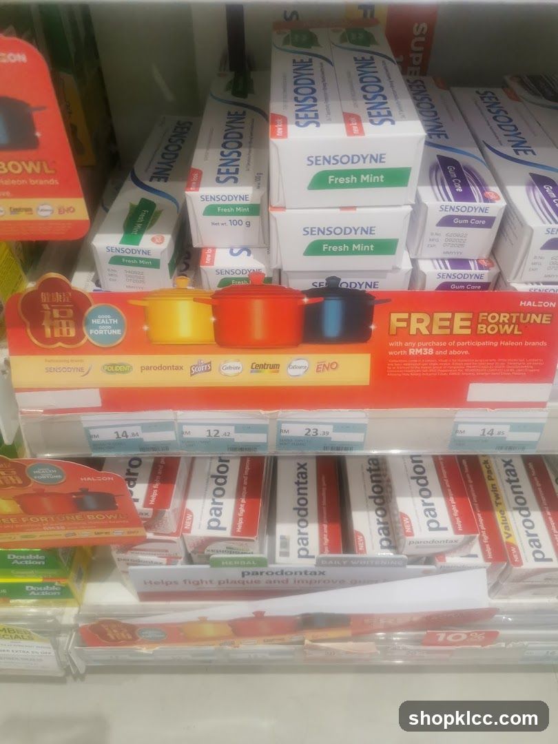 Toothpaste Display with Promotion