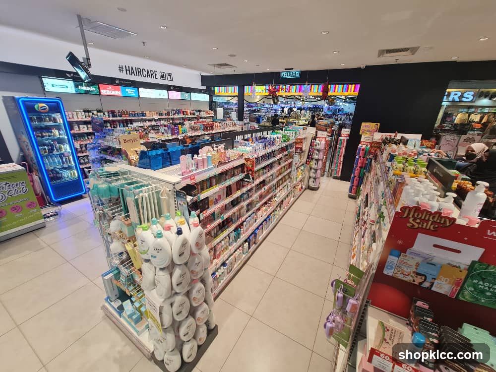 Store Interior with Health and Beauty Products
