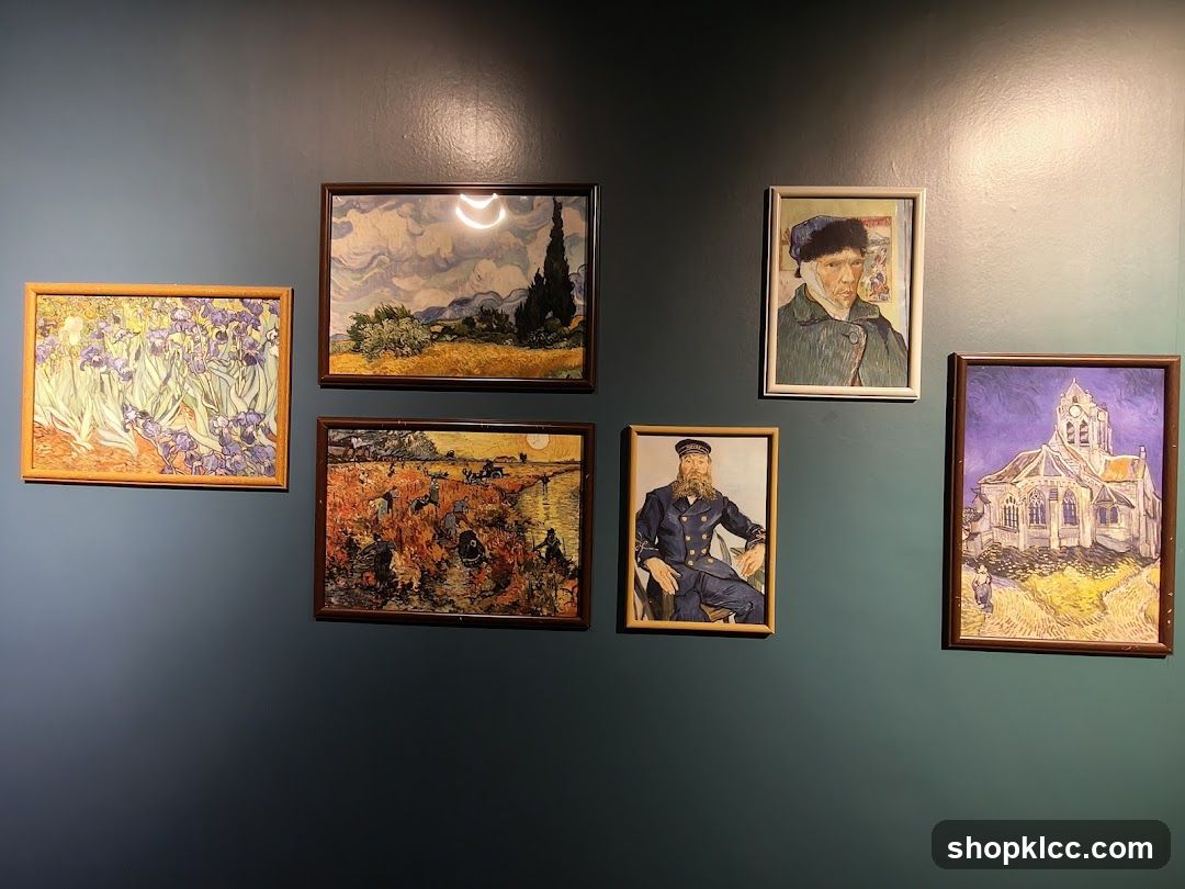Van Gogh Paintings Display