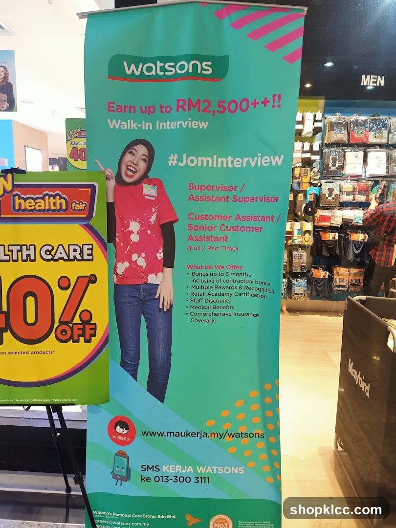 Watsons Recruitment Banner