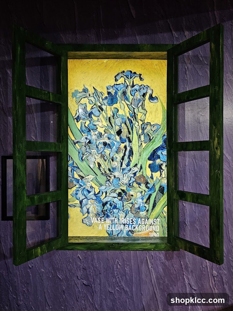 Van Gogh's Irises Display