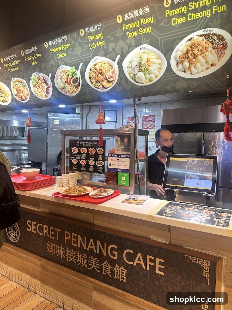 Secret Penang Cafe Counter