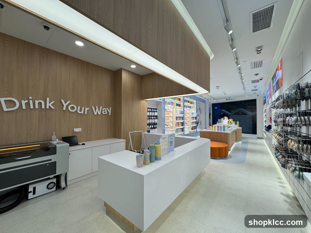 Modern retail store interior
