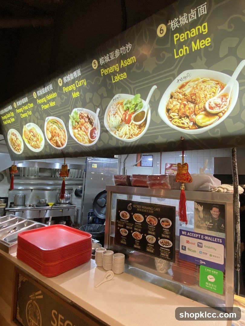 Food Stall Menu