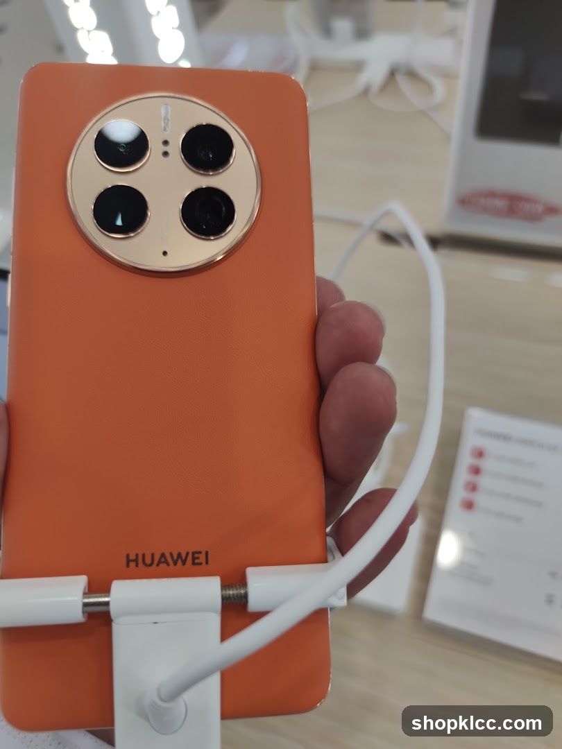 Orange Huawei Smartphone