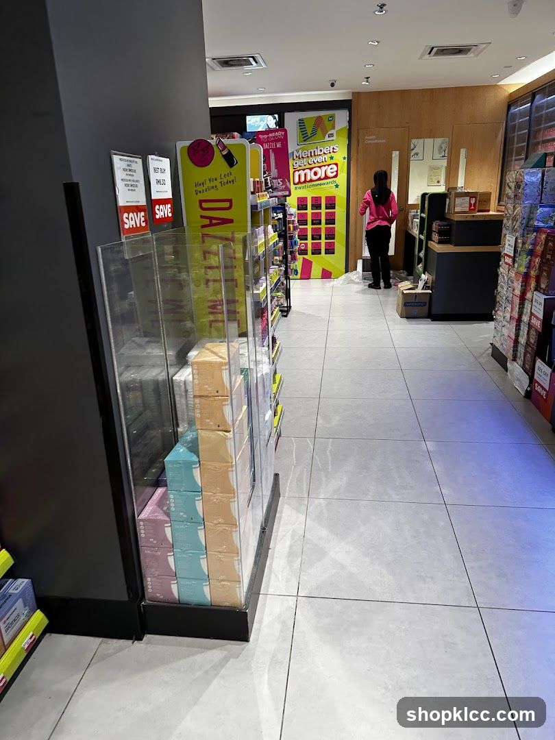 Retail Store Interior with Promotions