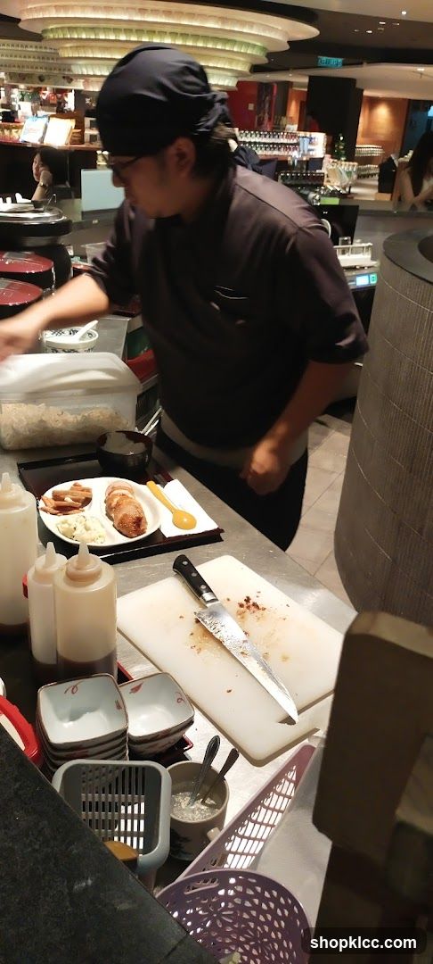 Chef preparing food