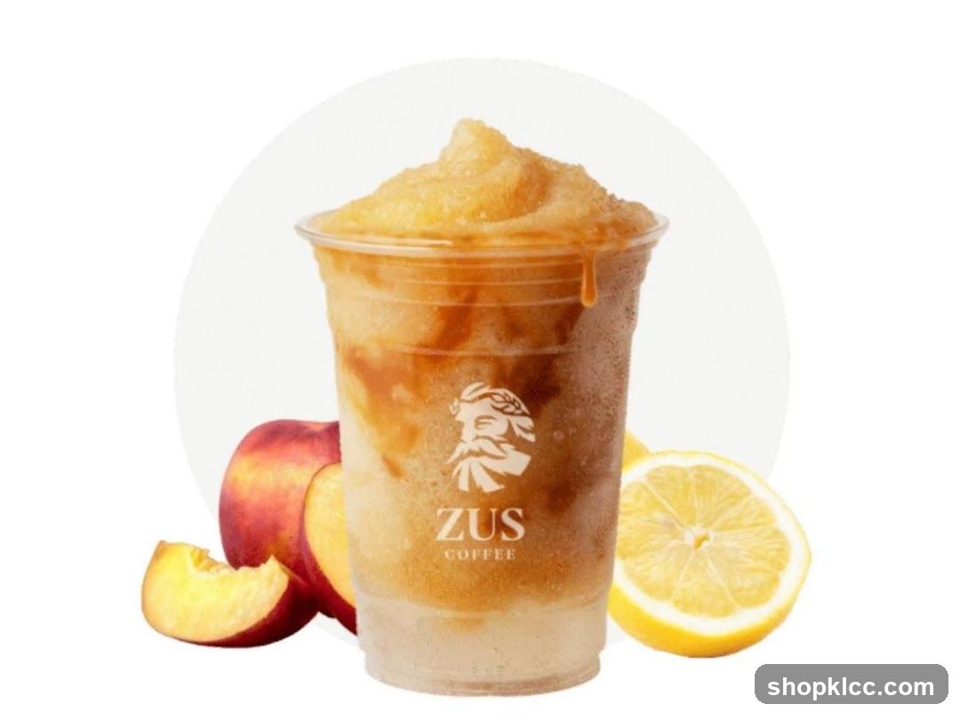 Peach Lemonade Frappe