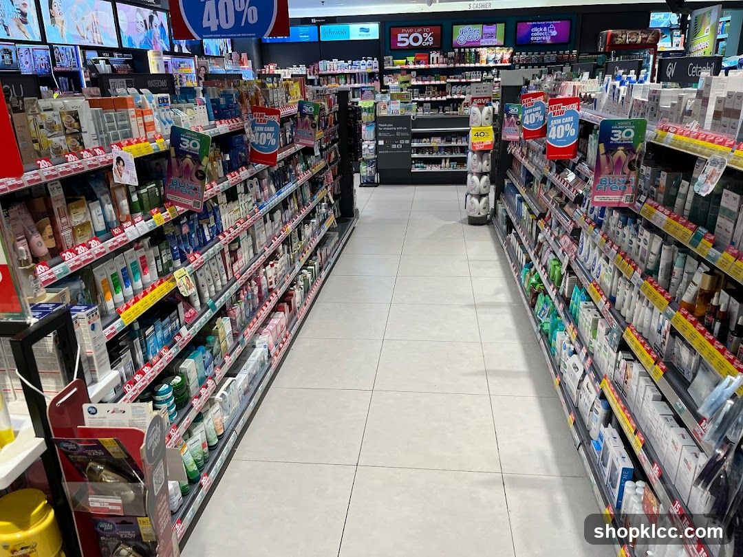 Cosmetics and Skincare Aisle