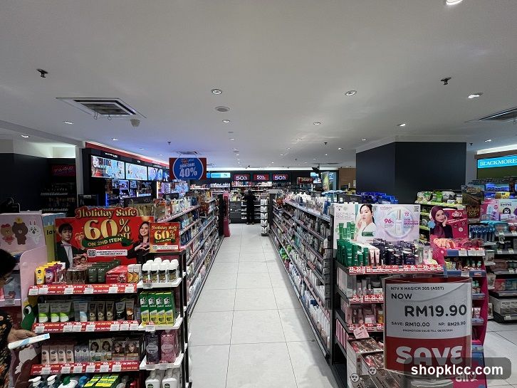 Cosmetics and Skincare Store Aisles