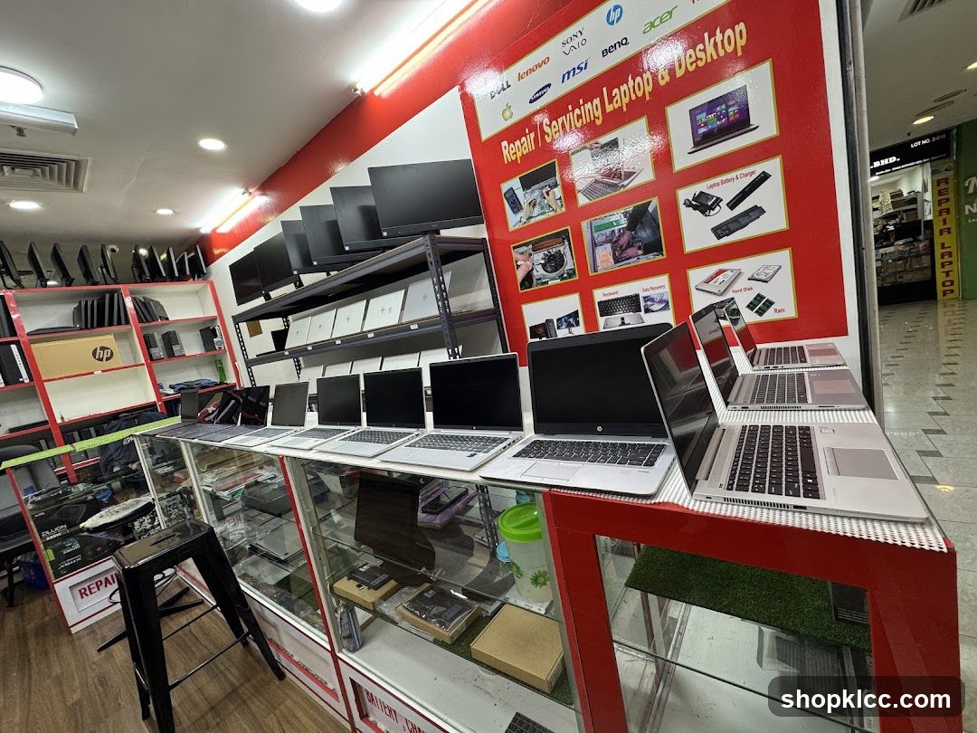 Electronics Repair Shop Interior