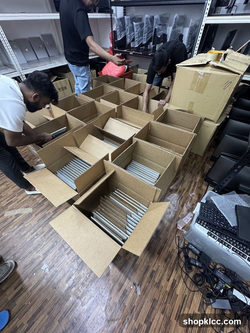 Packaging Area with Staff