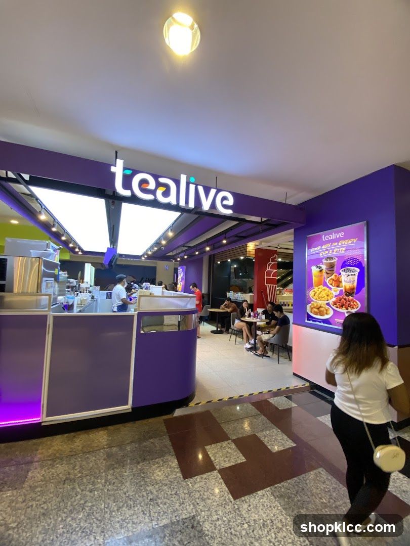 Tealive Store Interior