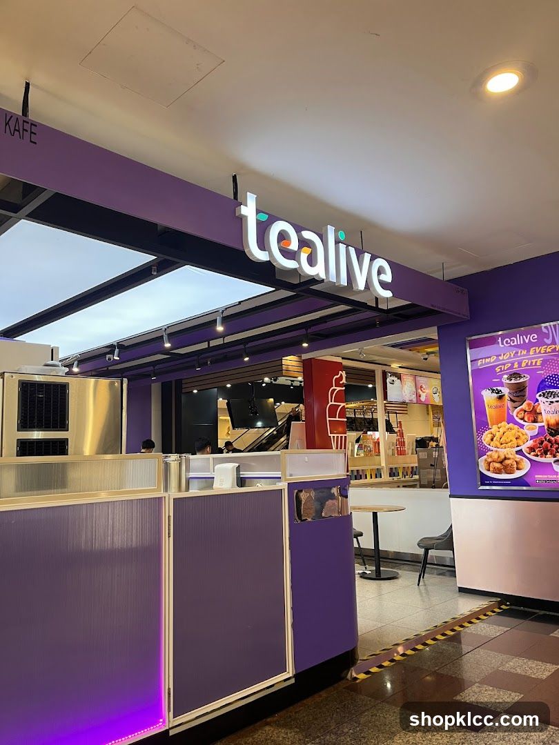 Tealive Store Interior