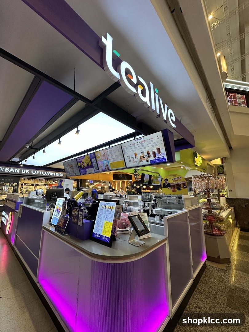 Tealive Store Interior