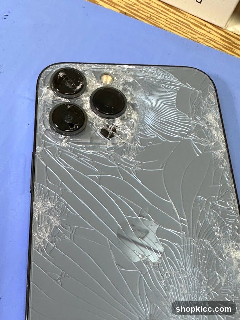 Cracked iPhone Back Cover