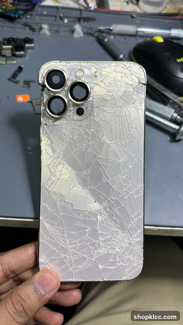 Cracked iPhone Back Cover