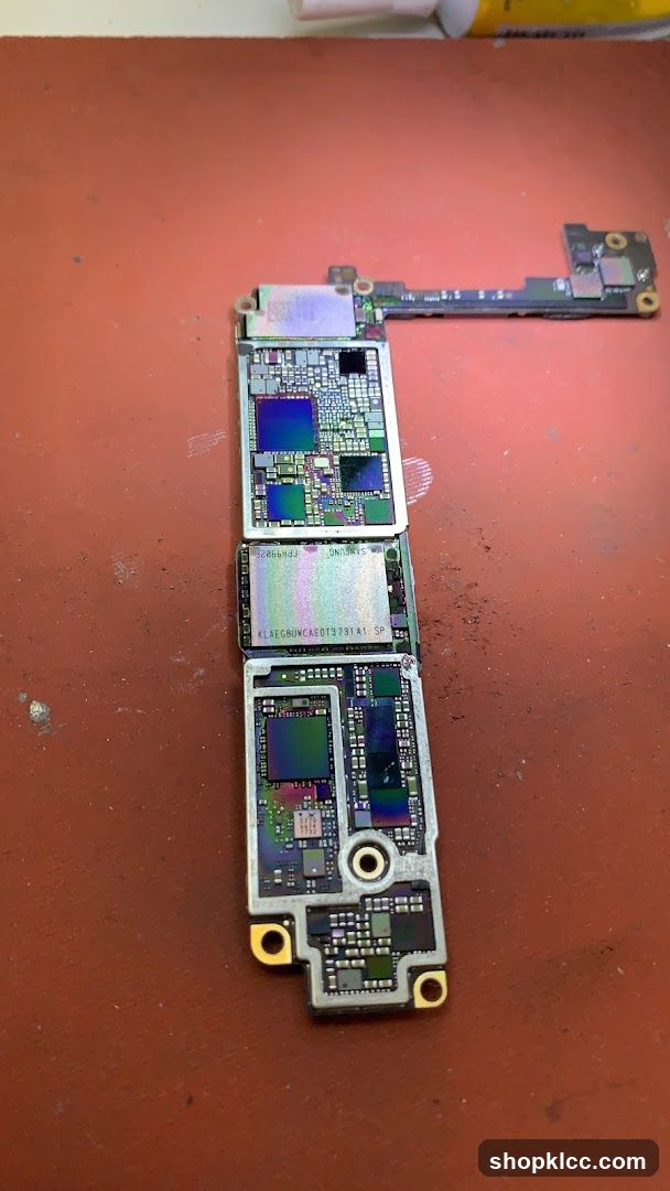 Disassembled iPhone Motherboard