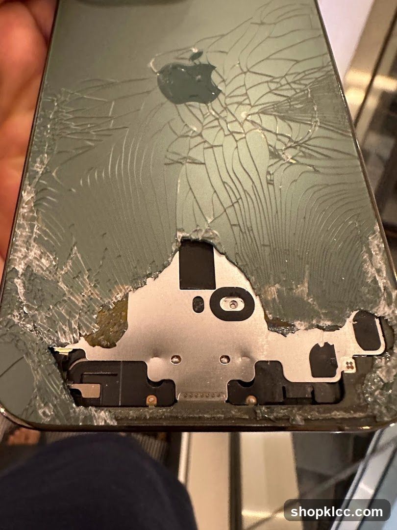 Cracked iPhone Back Cover