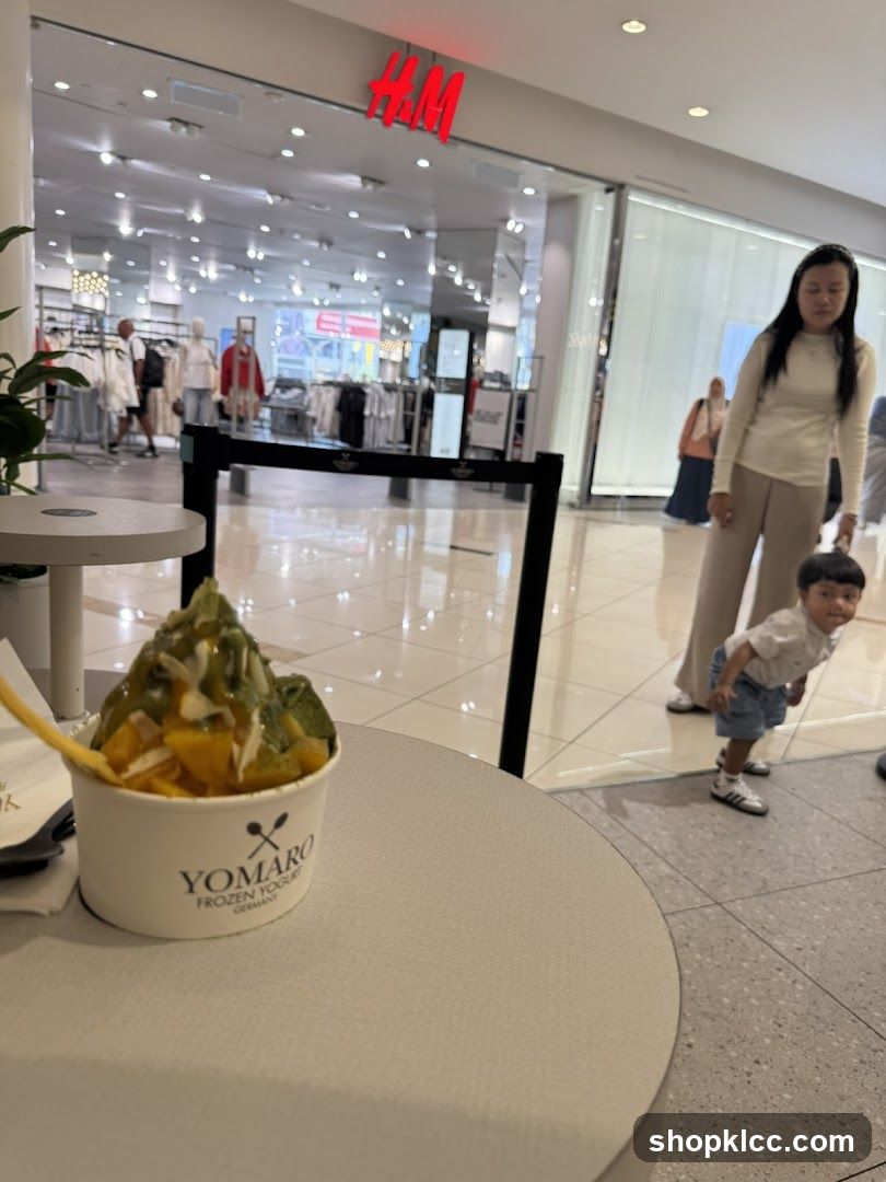 Frozen Yogurt and H&M Storefront