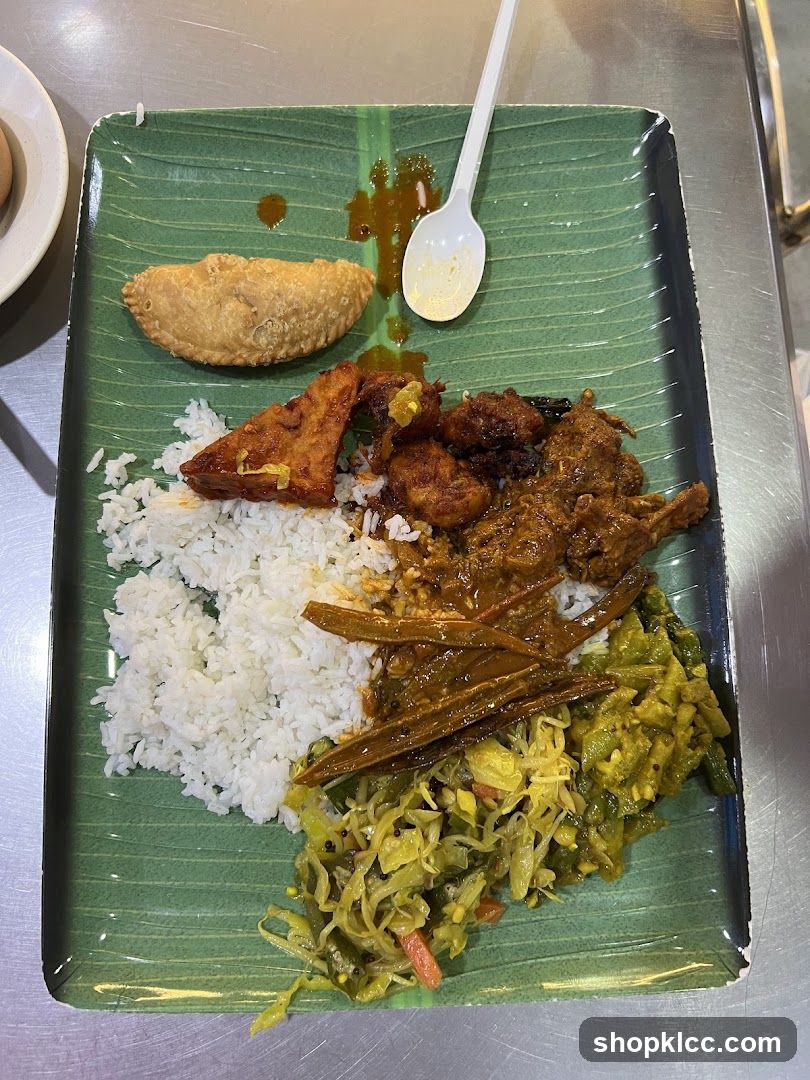 Curry Plate with Rice and Side Dishes