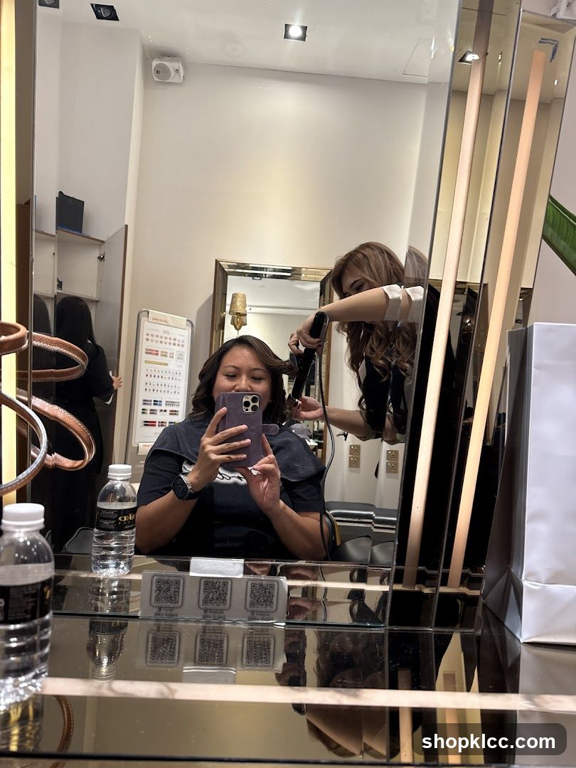 Hair Salon Interior Reflection