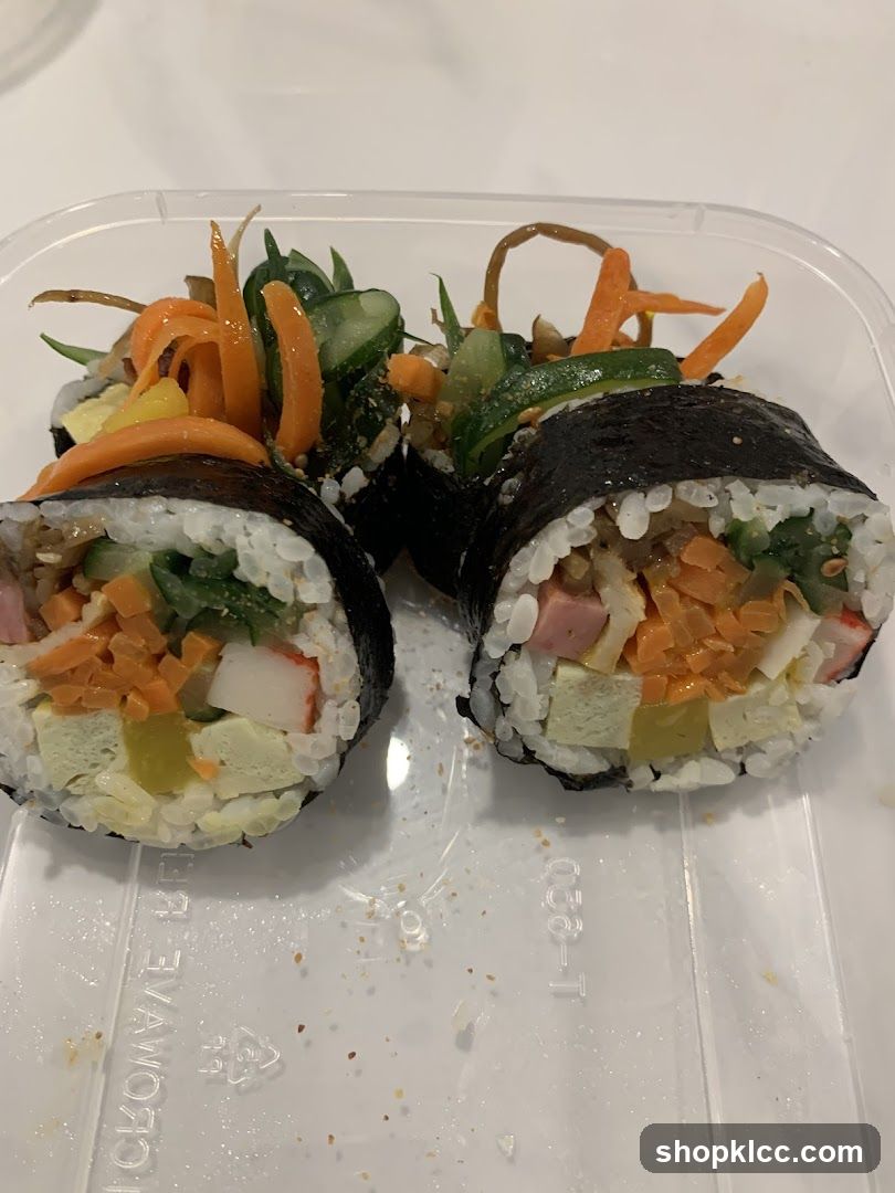 Sushi Rolls in Container