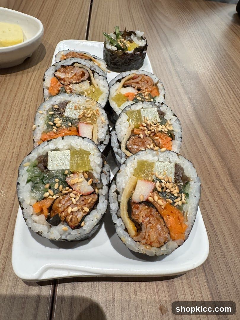Korean-style Gimbap Rolls