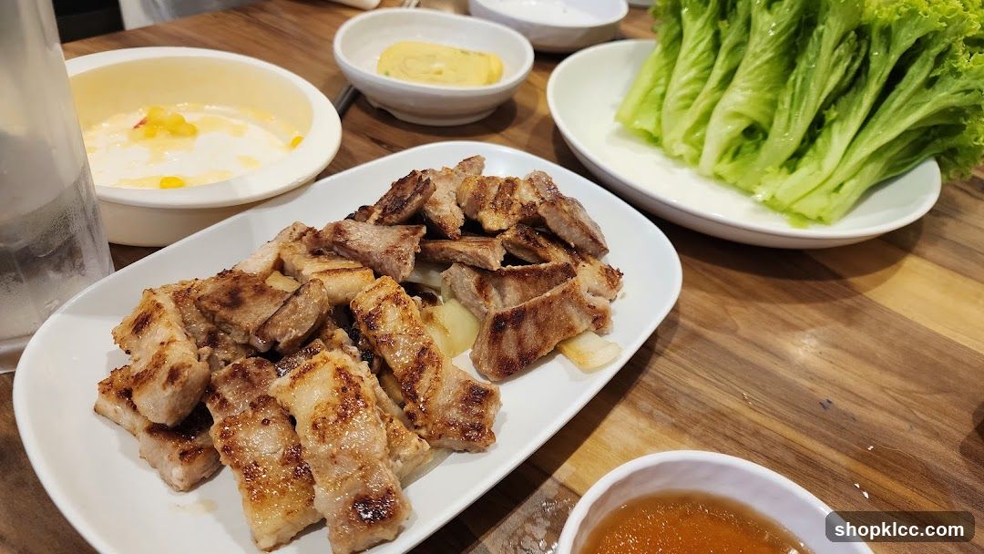 Grilled Pork with Side Dishes