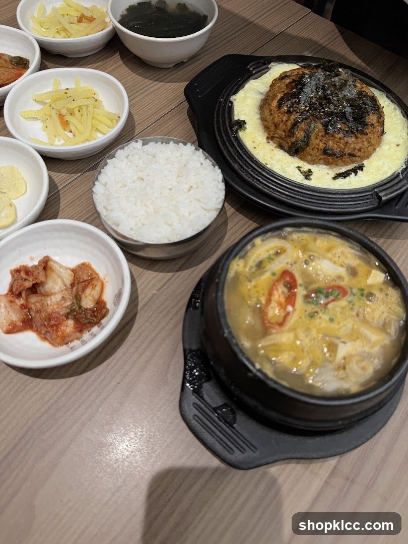 Korean Meal Spread