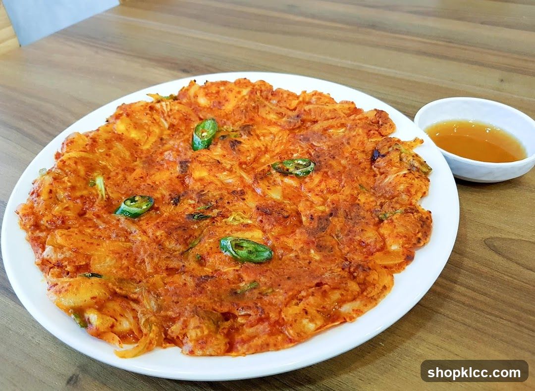 Korean Kimchi Pancake (Kimchae)