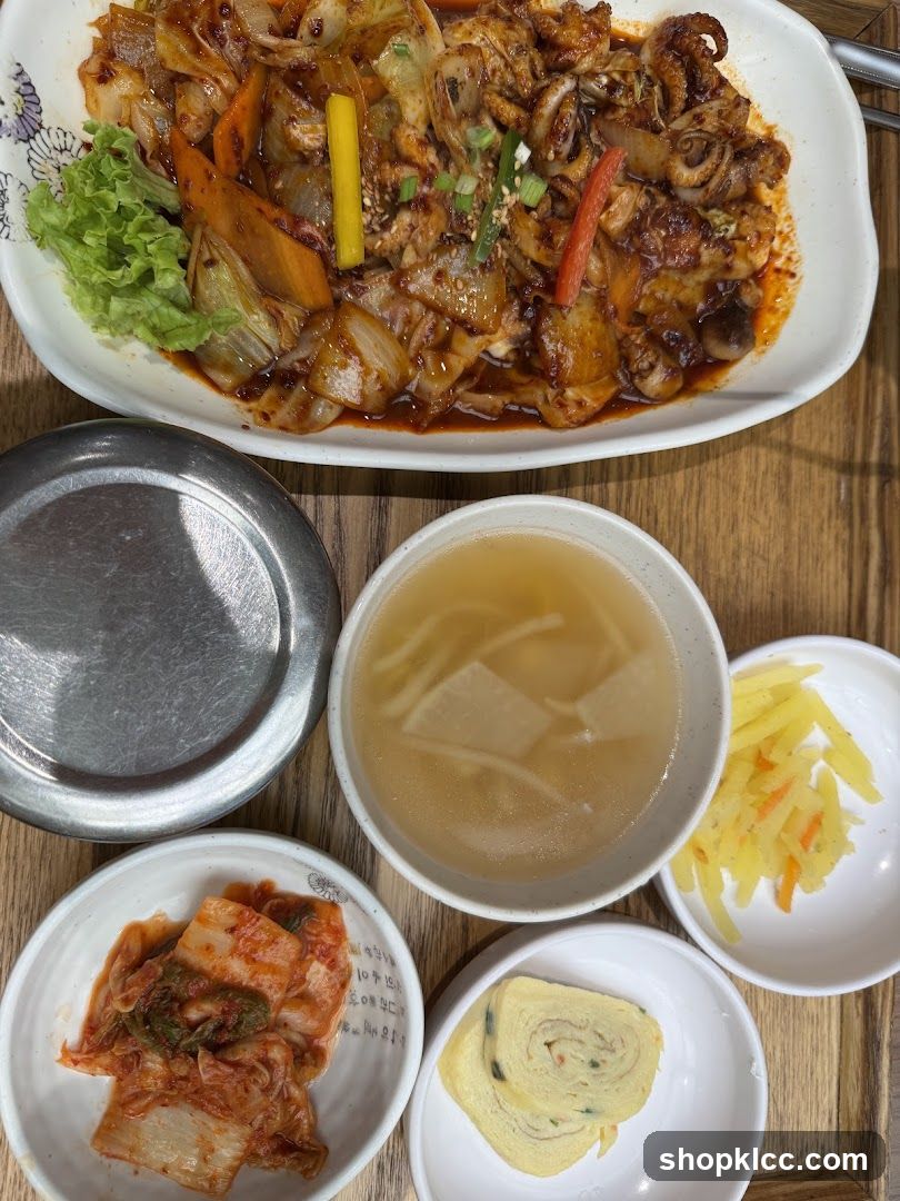 Korean Meal Spread