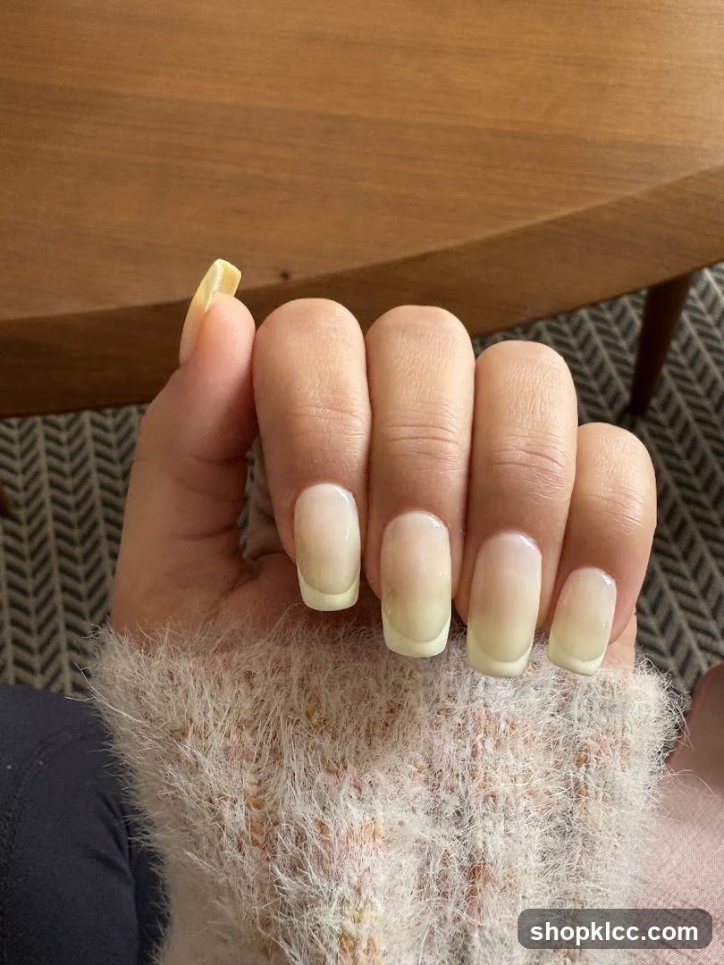 Hand with French Manicure