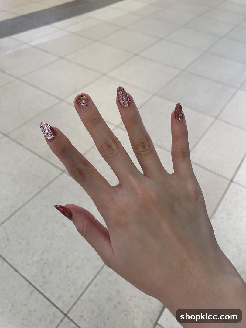 Glitter Nail Art Display