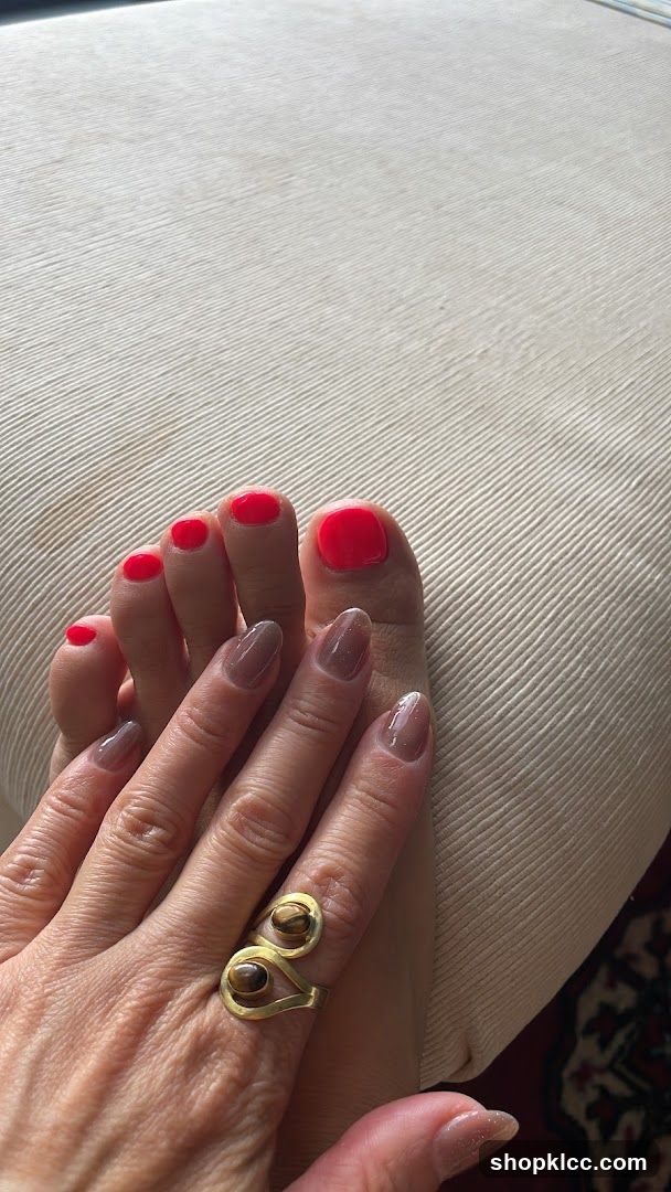 Hand and Foot with Nail Polish