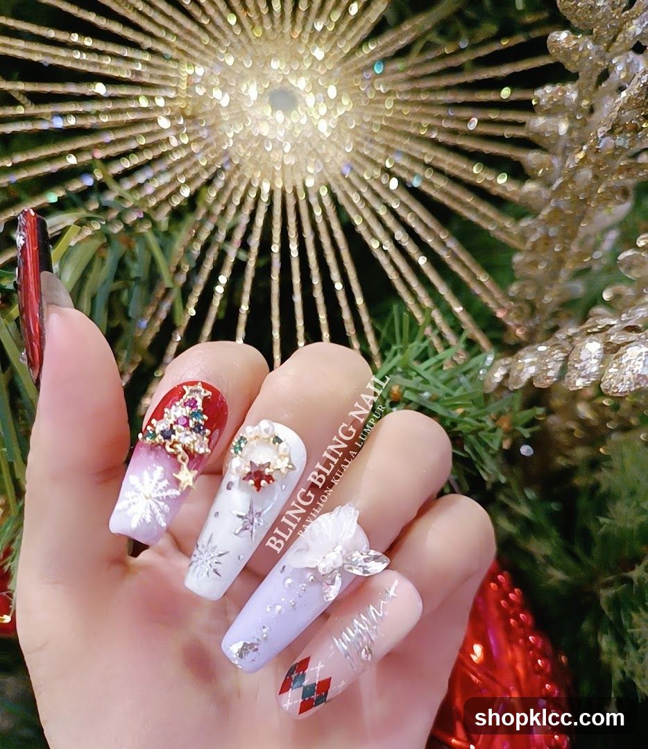 Christmas Themed Nail Art