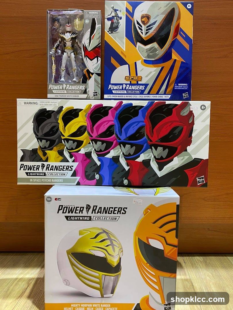 Power Rangers Merchandise Display