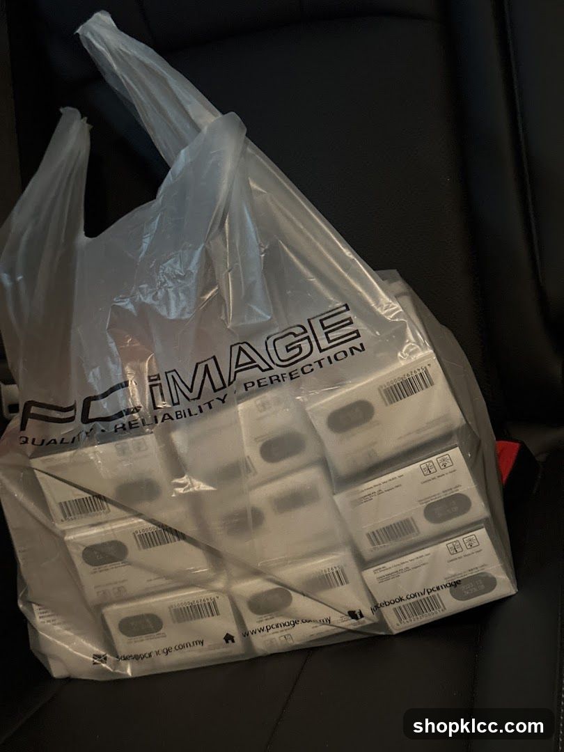 Shopping Bag with Products
