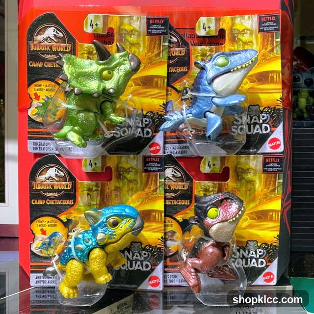 Jurassic World Snap Squad Toys Display