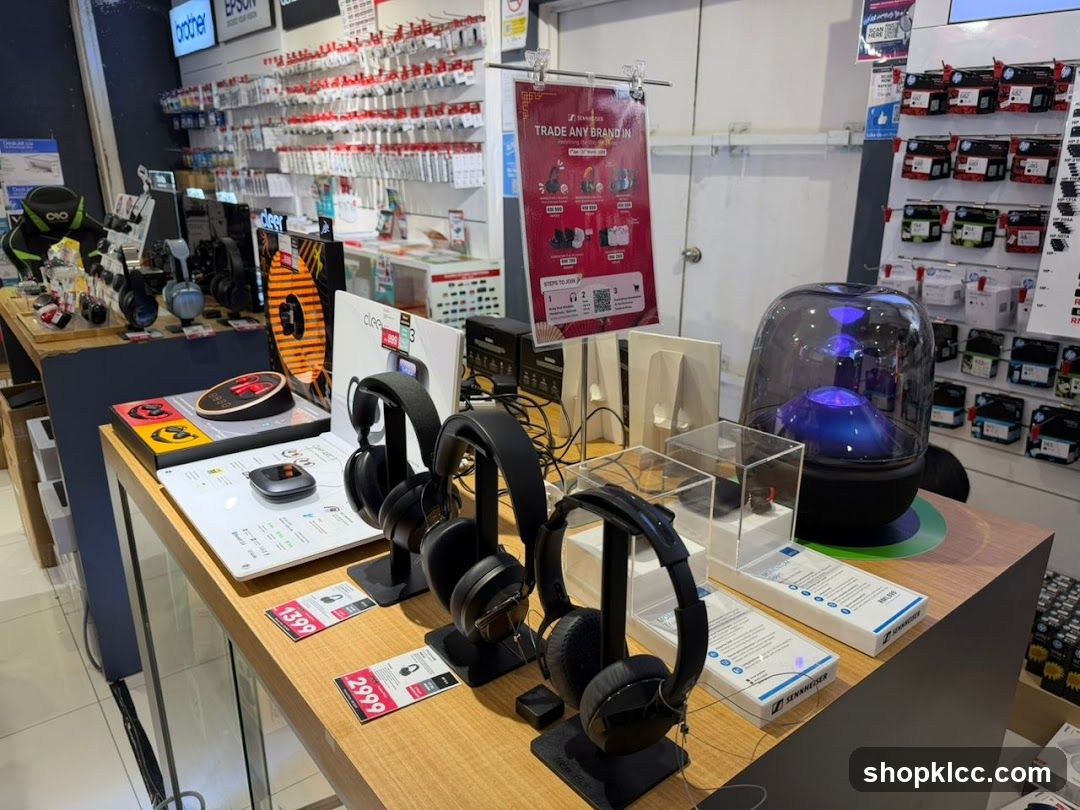 Electronics Store Interior Display