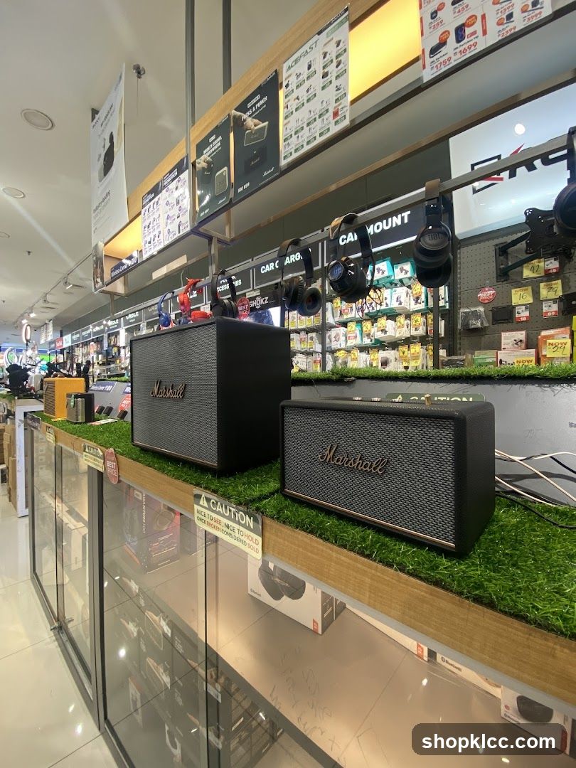 Electronics Store Interior Display