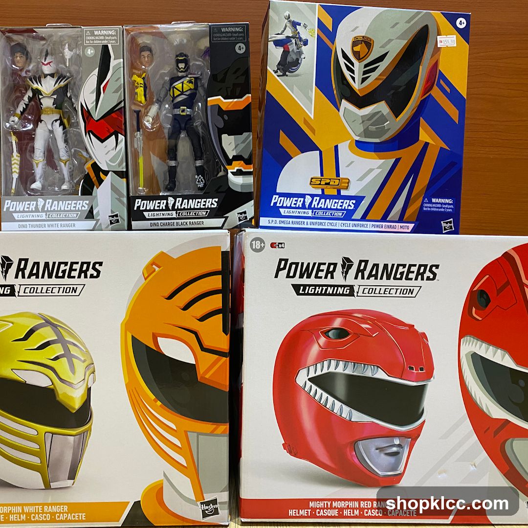 Power Rangers Merchandise Display