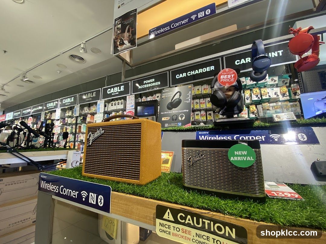 Electronics Store Interior Display