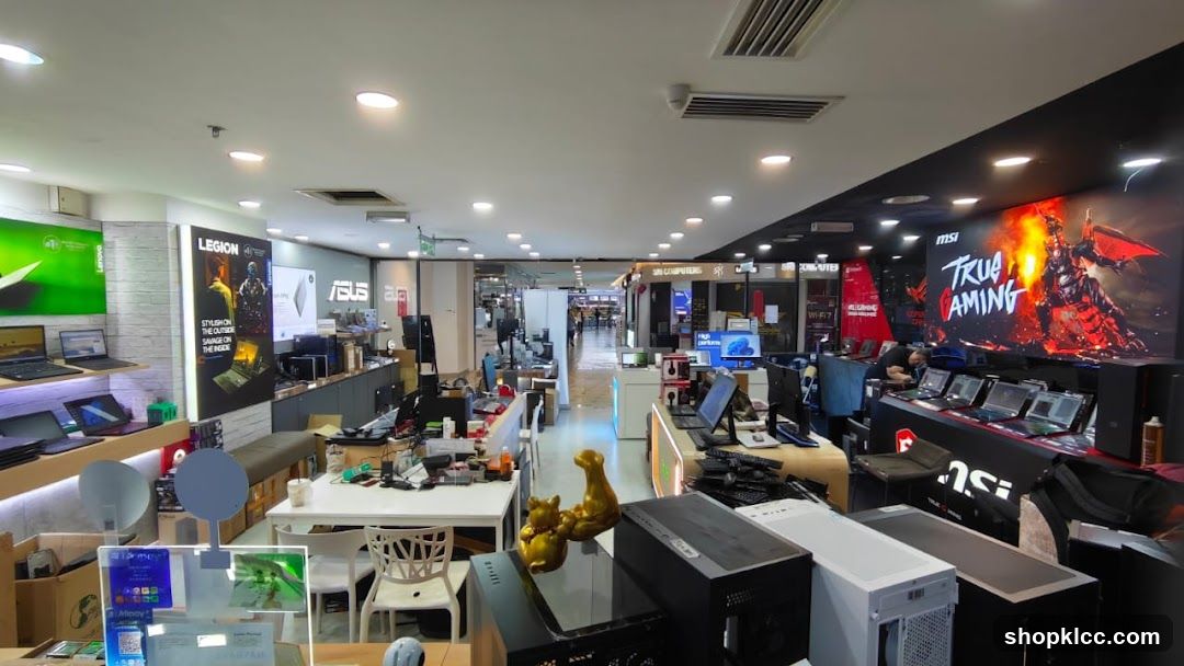 Computer Store Interior