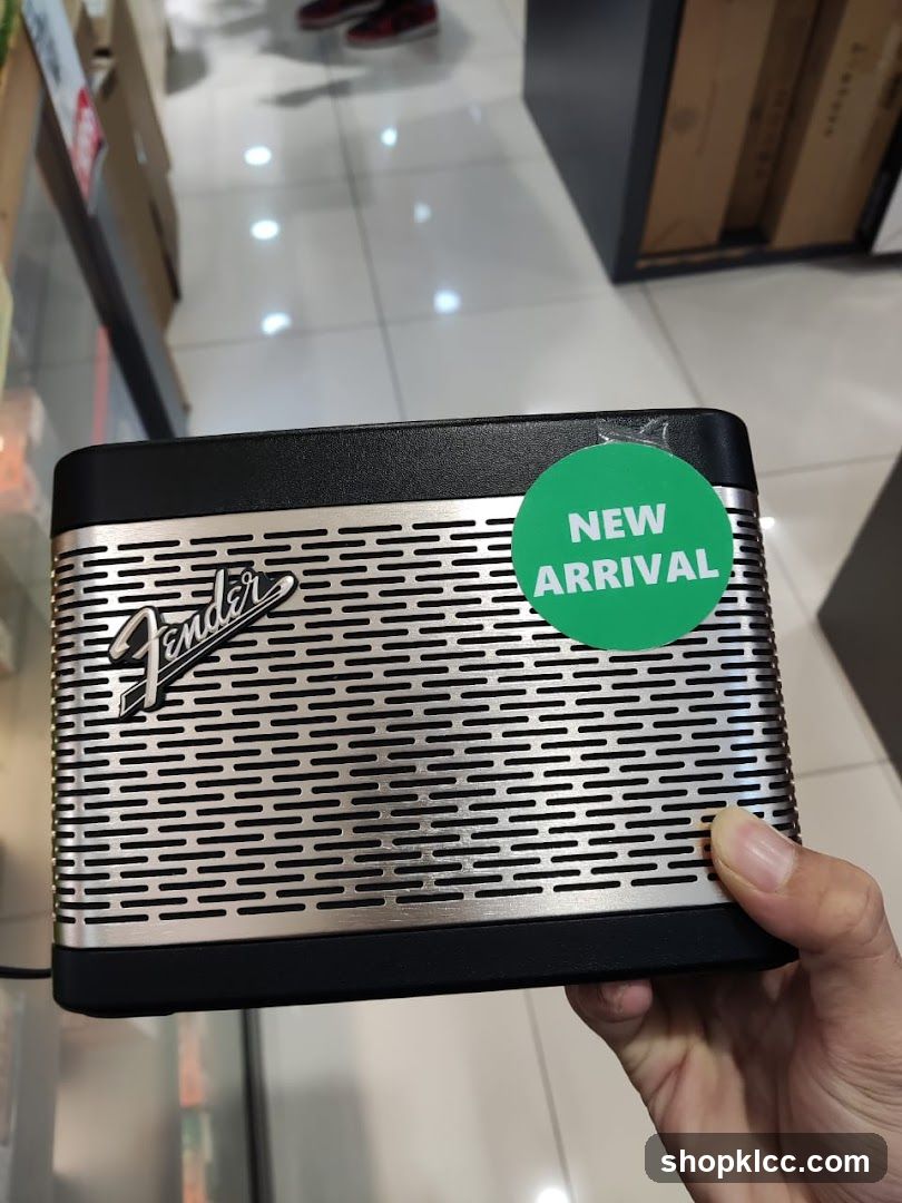 Fender Speaker with New Arrival Sticker