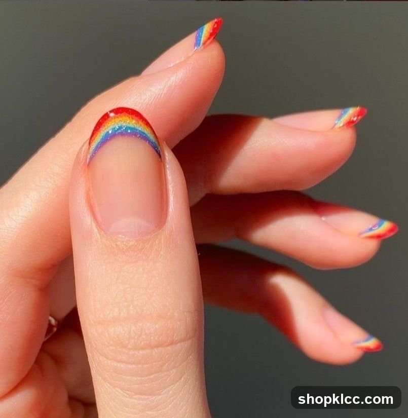 Rainbow Nail Art