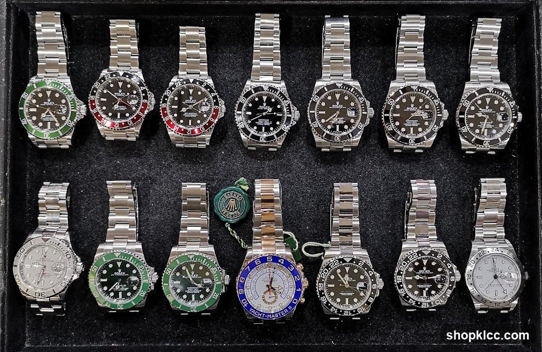 Rolex Watch Collection Display