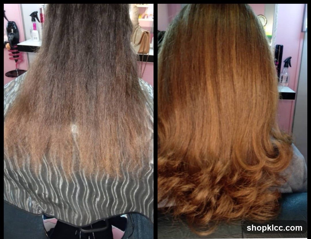 Hair Transformation Before and After