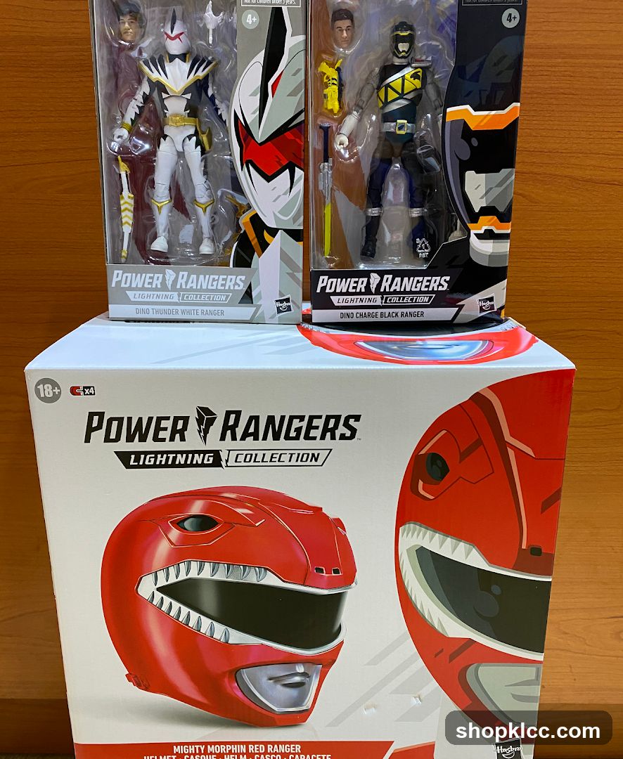 Power Rangers Lightning Collection Display